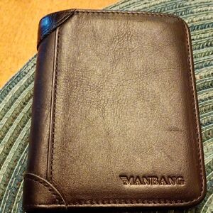 Black Leather Key & Card Holder